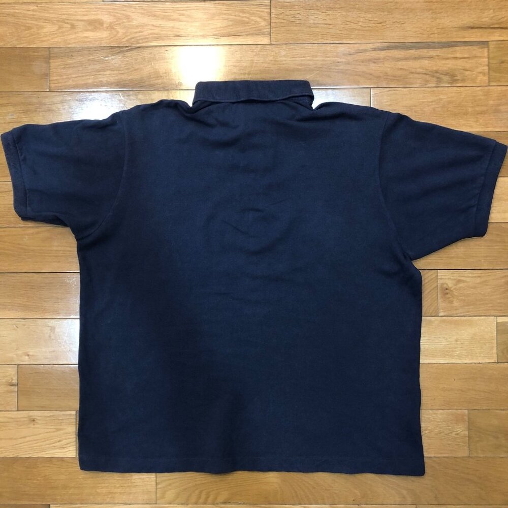 Lacoste Devanlay 100% Cotton Polo Shirt Navy Short Sleeve Size 7 (USA 2XL) - Picture 2 of 9